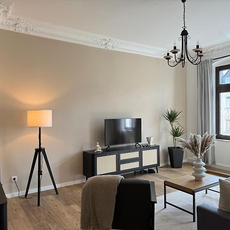 Stylisches Appartement Im Jugendstil-Viertel Chemnitz Bagian luar foto