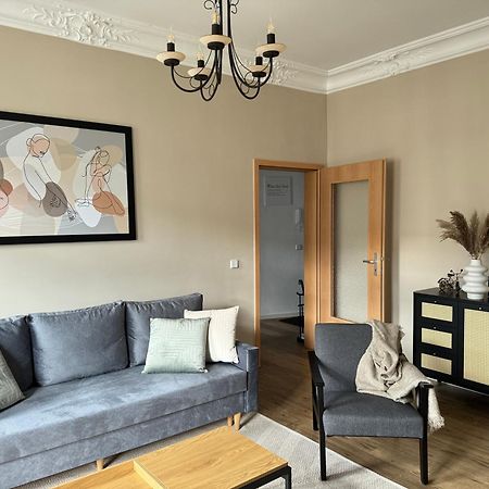 Stylisches Appartement Im Jugendstil-Viertel Chemnitz Bagian luar foto