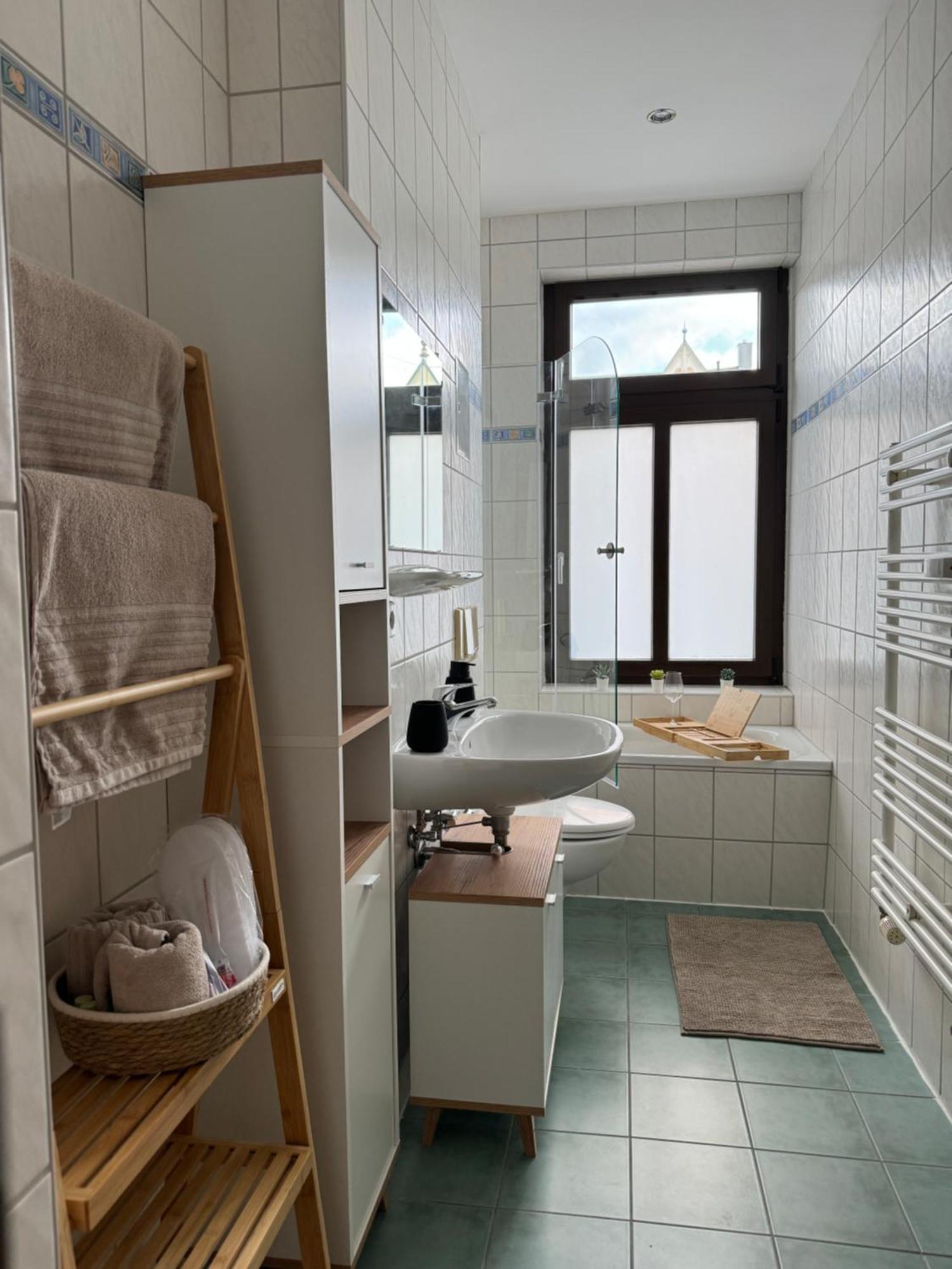 Stylisches Appartement Im Jugendstil-Viertel Chemnitz Bagian luar foto